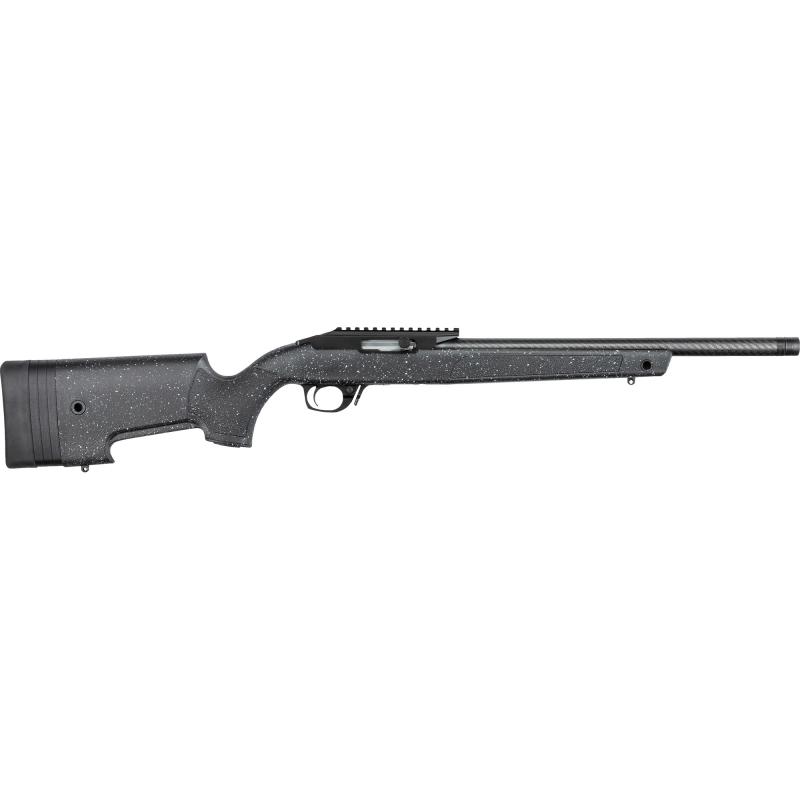 BXR Carbon | 22 LR, 16.5" Carbon Fiber Threaded Barrel, Steel Frame, Black Finished Stock, Integrated Picatinny Rail For Optic, 4.7Lbs, Semi-automatic Rifle, 1 Mag, 10Rd BXR002
