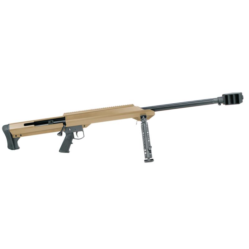 Model 99 Fluted Barrel System .50 BMG 29 Inch Fluted Barrel with Black Finish and Tan Cerakoted Receiver With Carry Case