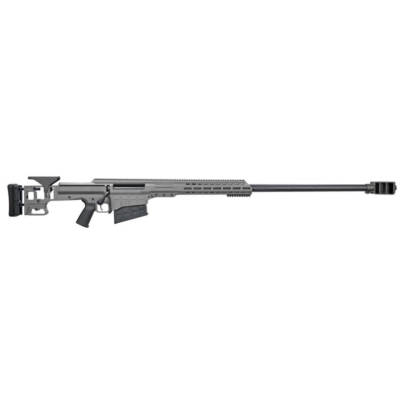 MRAD ELR, Bolt Action Rifle, 416 Barrett, 36" Barrel, Barrett Muzzle Brake, Cerakote Finish, Gray, Adjustable Stock, Full Accessory Rail, 5 Rounds, 2 Magazines, Includes Hard Carrying Case 19614