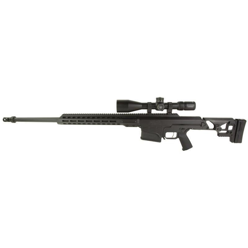 MRAD, Bolt Action Rifle, 300 PRC, 26" Barrel, 2 Port Muzzle Brake, Cerakote Finish, Black, Adjustable Folding Stock, Magpul MOE Grip, 10 Rounds, 1 Magazine, Vortex Venom 5-25x56 FFP, EBR-7C (MRAD) Reticle, Pro Riflescope Rings 34MM, High 19649