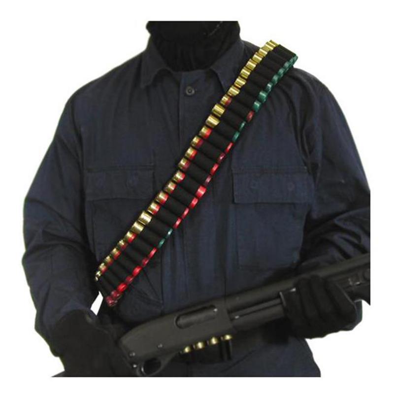 Shotgun Over The Shoulder Bandoleer Holds 55 Shells Black