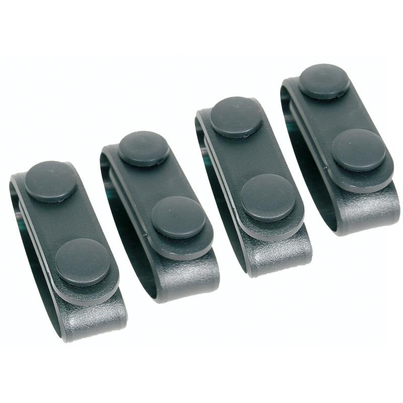 Molded Belt Keepers Four-Pack Black