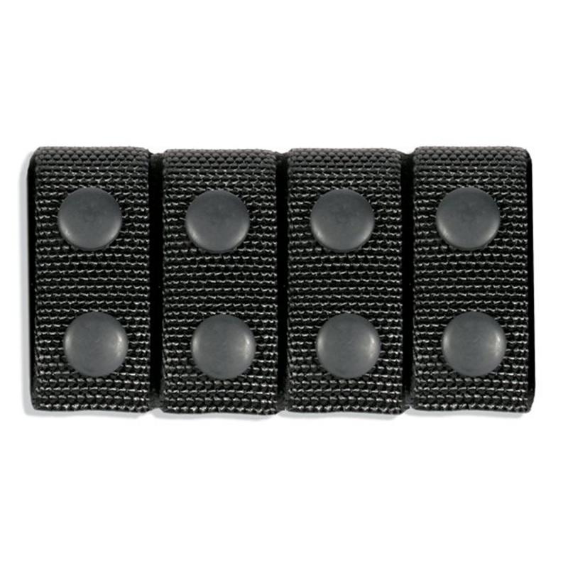 Nylon Belt Keepers For 2 Inch Belts Set of 4 Black