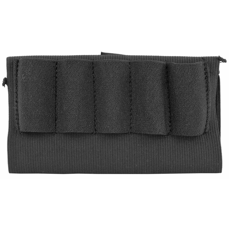 Buttstock Shell Holder Open Style Holds Five Shotgun Shells