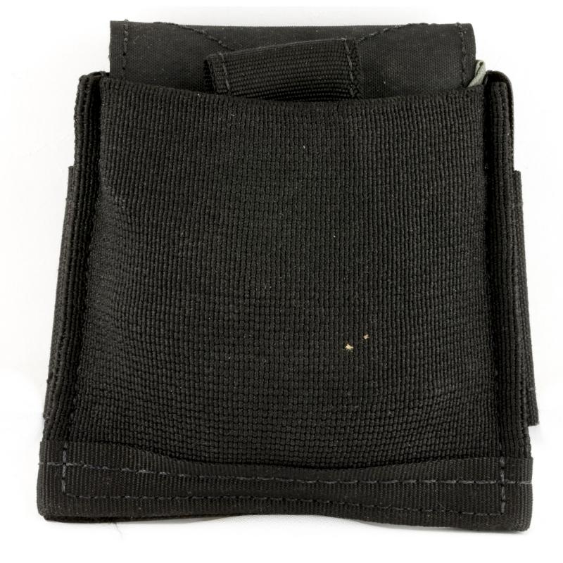 Belt Mounted Ten-Speed Dump Pouch, Small, Adjustable Belt Loop, Black BT-DP-S-BK