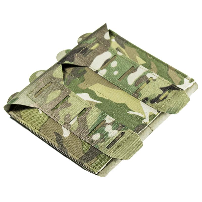 10 Speed, Double Magazine Pouch, Helium Whisper Attachment, Fits (2) AR-15 Magazine, Elastic Construction, Multicam HW-TSP-M4-2-SB-MC