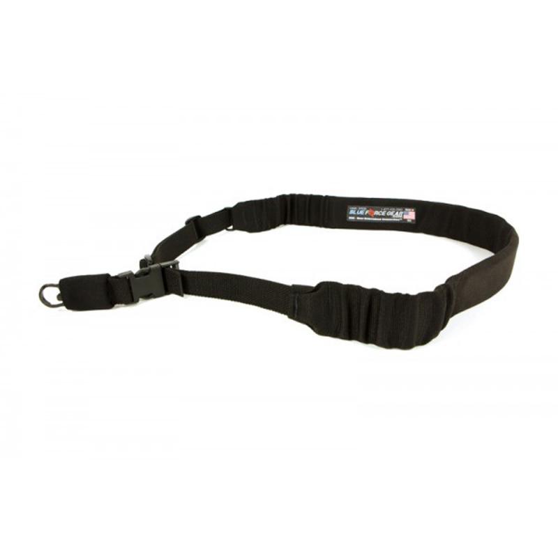UDC Padded Bungee Sling, Single Point, With HK Hook Adapter, Black UDC-200-BG-HK-BK