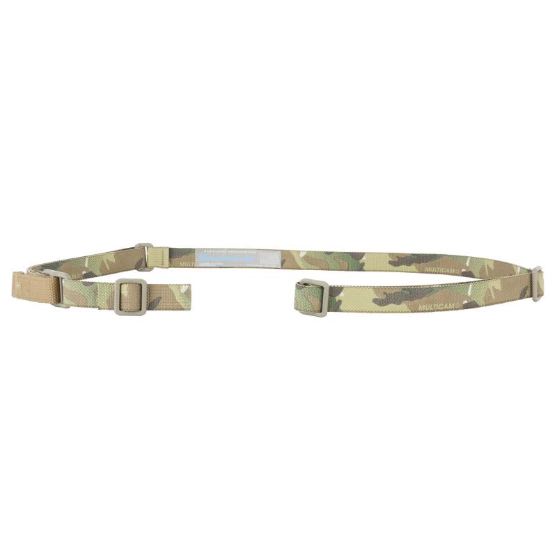 Vickers ONE Sling, 2-Point Combat Sling, 54" with Adjuster Tightened, Black, 1" Webbing, Attached with TriGlide, Hardware Not Included FVCAS-100-OA-MC