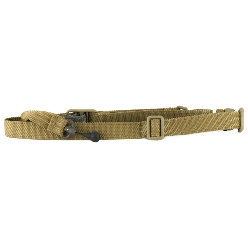 Vickers 221 Sling Coyote Brown | RED Swivel, Unpadded, Plastic Hardware