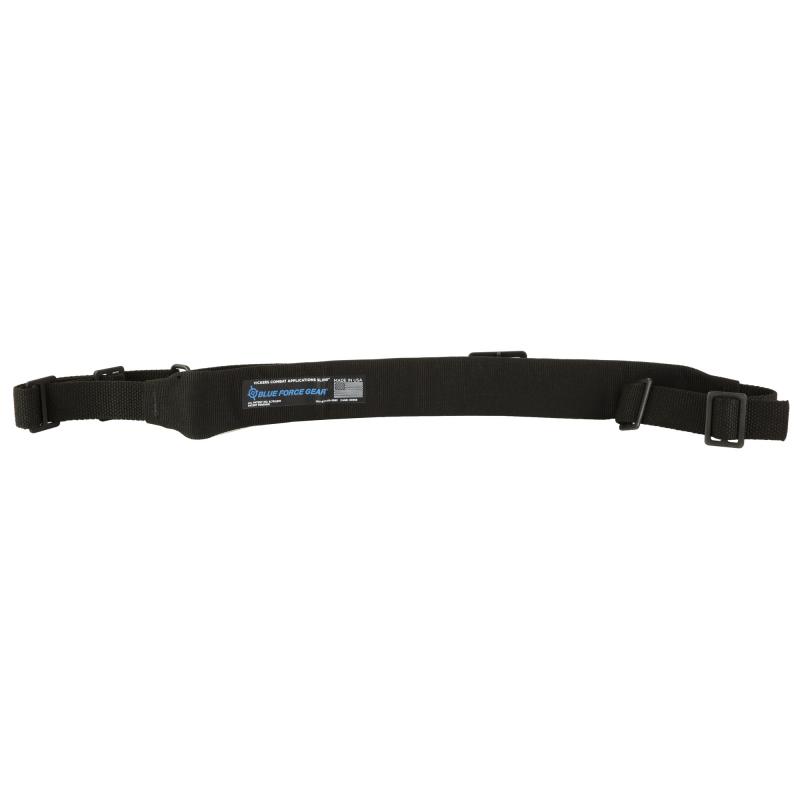 Vickers Combat Applications Sling, Padded 2 Point Combat Sling with Metal Hardware, 54"-64" Length, Black, 1.25" Webbing VCAS-200-OM-BK
