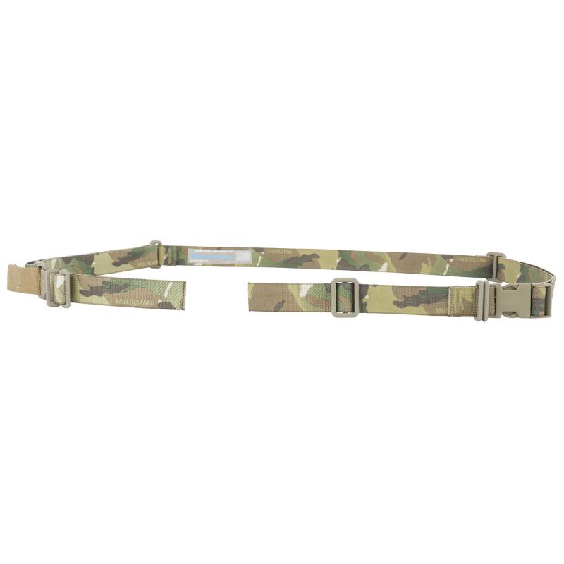 Vickers, 2-Point Combat Sling, Push Button Swivels, 54" with Adjuster Tightened, MulitCam, 1.00" Webbing VCAS-PB-125-AA-MC