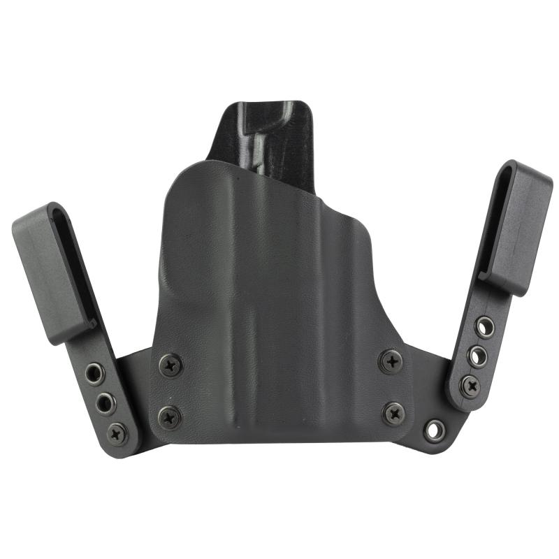 Mini Wing IWB, Inside Waistband Holster, Fits Sig P365 X-Macro, Right Hand, Leather & Kydex Construction, Black 151956