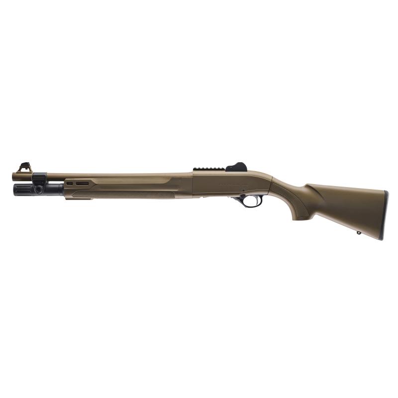 1301 Tactical Mod 2 | 12 Gauge, 3" Chamber, 18.5" Barrel, Anodized Finish, Flat Dark Earth, Synthetic Stock, M-LOK Forend, Improved Cylinder, Ghost Ring Sight, 7 Rounds J131M2TT18F  Semi-automatic Shotgun