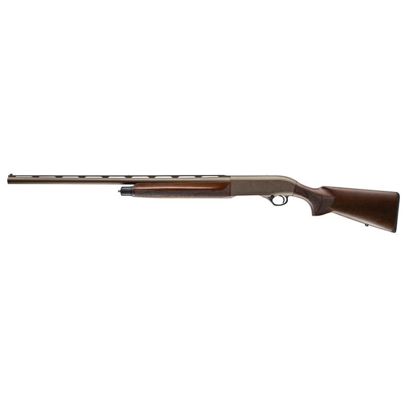 A300 Ultima Field, Semi-automatic Shotgun, Gas Operated, 12 Guage, 3" Chamber, 28" Barrel, American Maple Wood Stock, Oversized Charging Handle and Bolt Release, Fiber Optic Front Sight, Cerakote Finish, Smoked Bronze w/ Fine Floral Game Scene Engraving