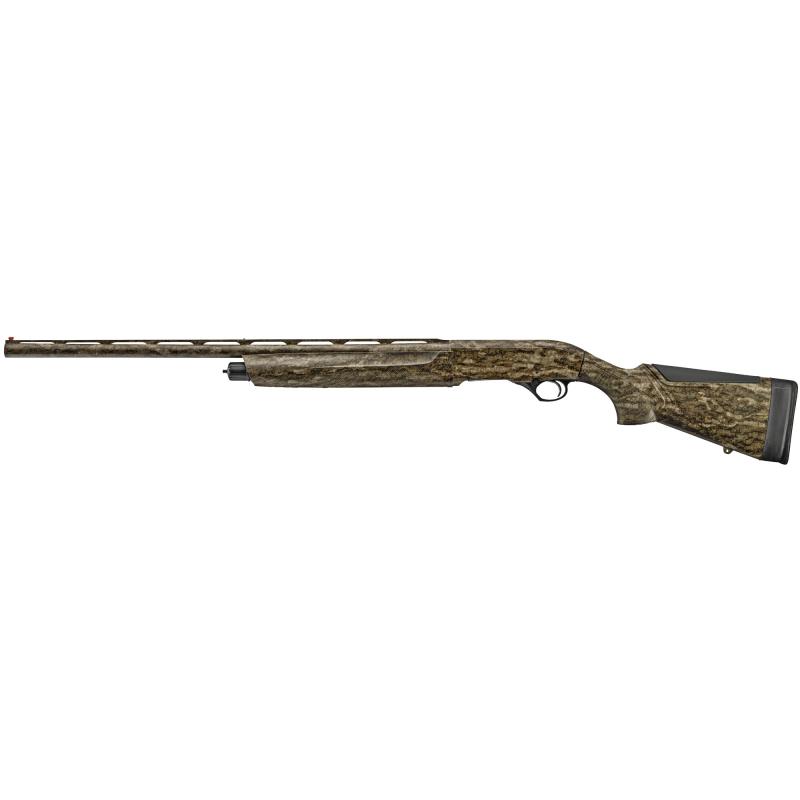 A300 Ultima, Semi-automatic Shotgun, 12 Gauge, 3" Chamber, 28" Barrel with Stepped Rib, Mossy Oak Bottomland Camo, Overmolded Polymer Kick-Off Stock with Micro-Core Pad, Mid Bead and Fiber Optic Front Sight, 2 Rounds J32TU18