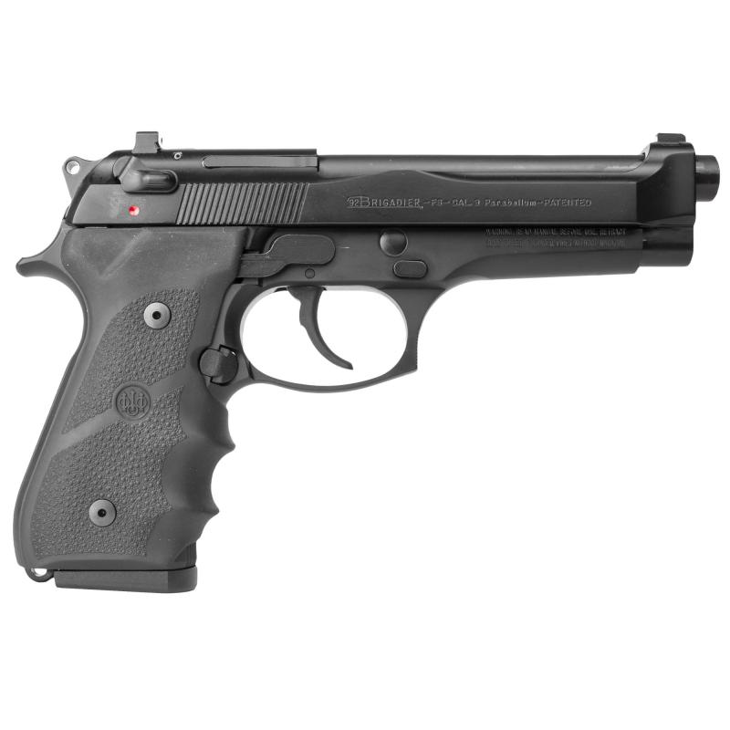 92FS, Brigadier, Semi-automatic, DA/SA, Full Size, 9MM, 4.9", Alloy, Blue, Plastic, 10Rd, 2 Mags, Ambidextrous, 3 Dot J92F700CA