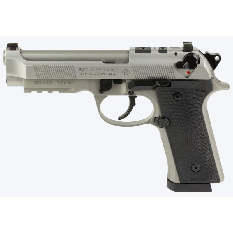 92X RDO, Double/Single Action, Semi-automatic, Full Size, 9MM, 4.7" Barrel, Inox Finish, Silver, Optic Ready, 18 Rounds, 2 Magazines J92FR918INX