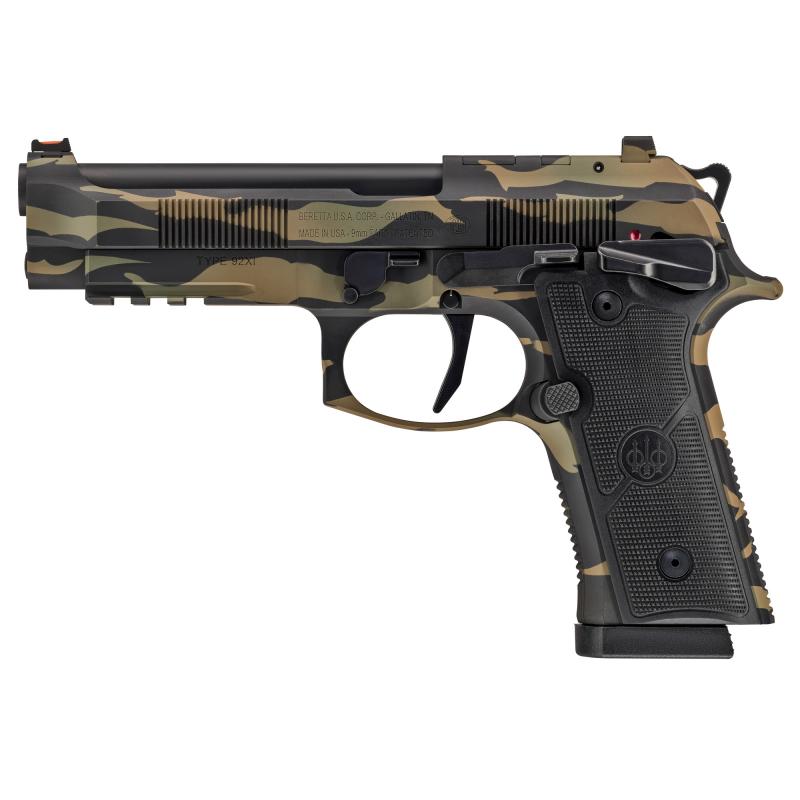 92XI SAO Full Size | 9X19mm, 4.7" Barrel, Vietnam Tiger Stripe Camo, 2 18 Rd Magazines, Limited Edition