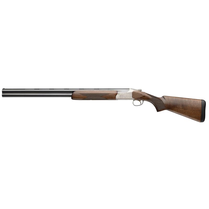 Citori 825 Trap, Over Under Shotgun, 12 Gauge, 2.75" Chamber, 30" Barrel, Silver Nitride Finish, Walnut Stock, Hi-Viz Sights, 2 Rounds, Includes 5 Choke Tubes-F/IM/M/IC/C and 3 Triple Trigger Shoes 0183244003