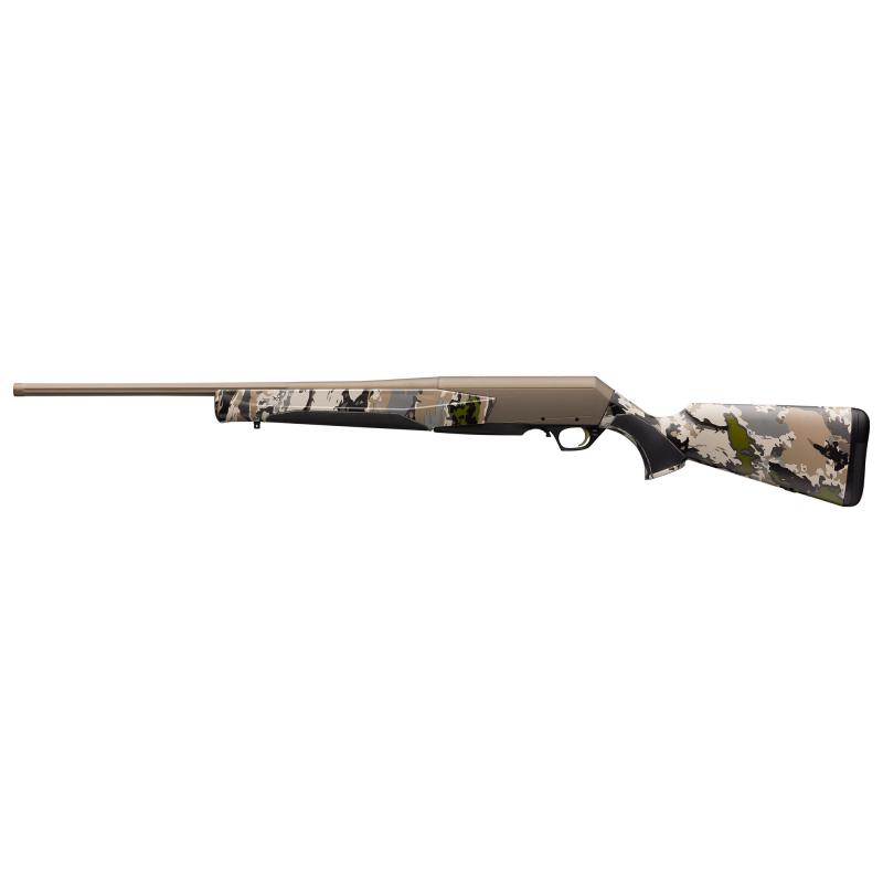 BAR MK3 Speed, Hunting Rifle, Semi-automatic, 300 Winchester Magnum, 24" Barrel, Fluted Barrel, Smoked Bronze, OVIX Camo Stock, 3 Rounds, Right Hand 031072229