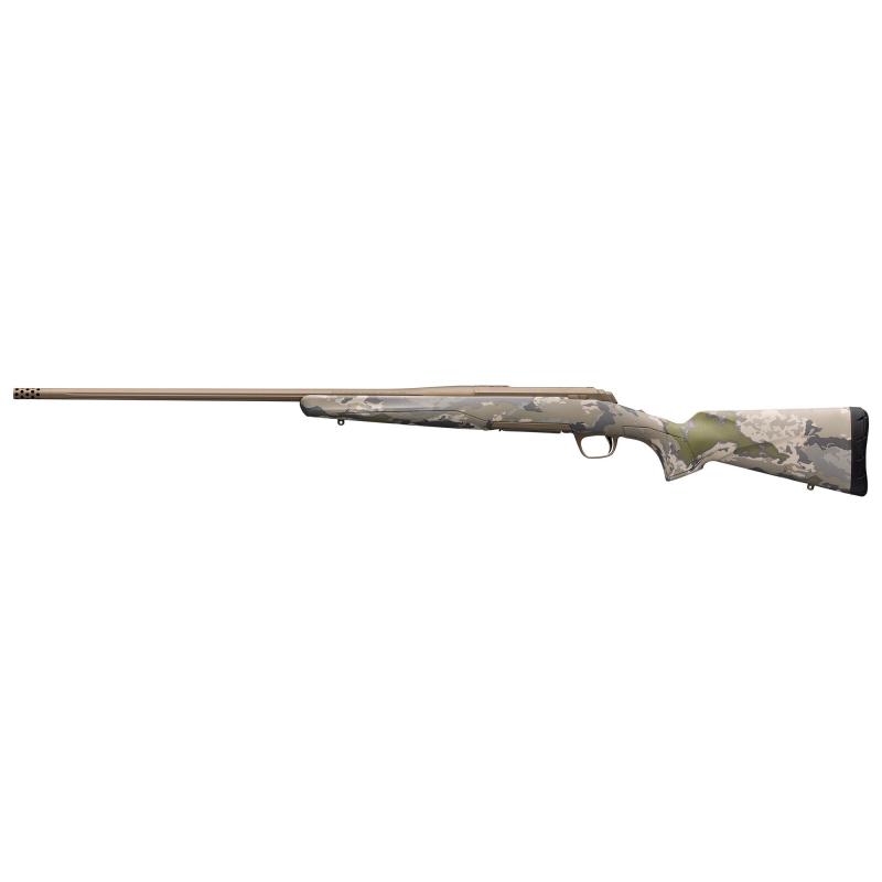 X-Bolt Speed, Hunting Rifle, Bolt Action, 6.5Creedmoor, 22" Barrel, Fluted Barrel - Threaded M13X.75, Smoked Bronze, OVIX Camo Stock, 4 Rounds, Right Hand 035558282