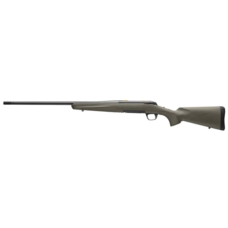X-Bolt Hunter, Bolt Action Rifle, 270 Winchester, 22" Sport Contour Barrel, Threaded M13x.75, Muzzle Brake, Blued Finish, Black, Olive Drab Green Composite Stock, 4 Rounds, 1 Magazine 035507224