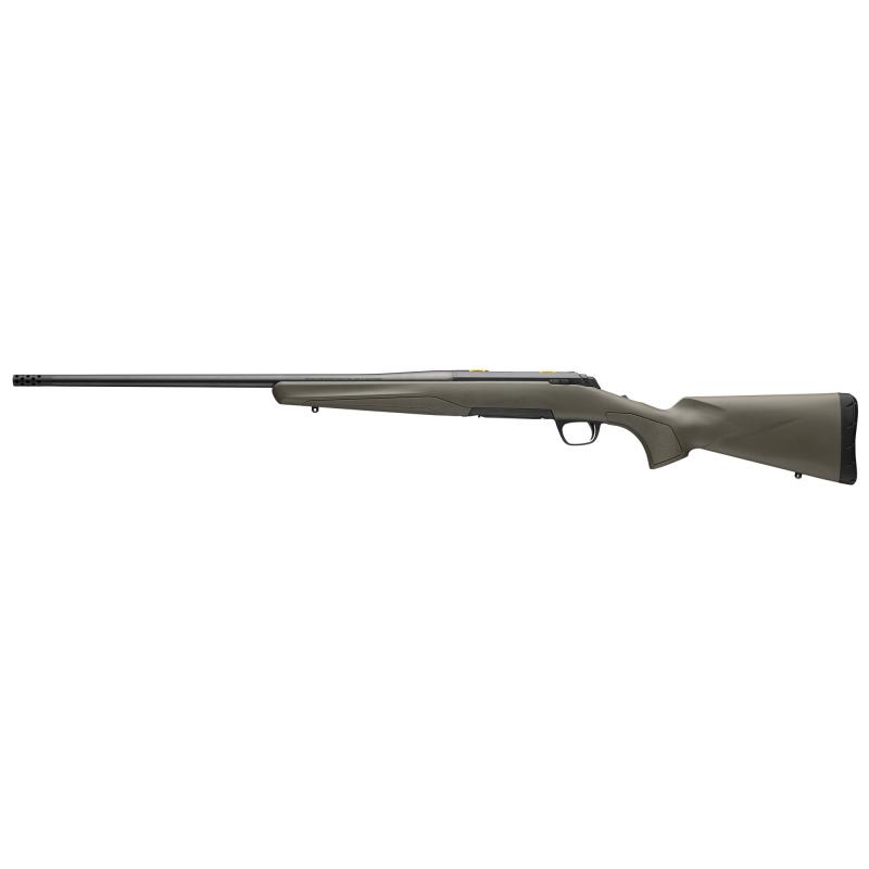X-Bolt Hunter, Bolt Action Rifle, 6.5 PRC, 24" Sport Contour Barrel, Threaded M13x.75, Muzzle Brake, Blued Finish, Black, Olive Drab Green Composite Stock, 3 Rounds, 1 Magazine 035597294