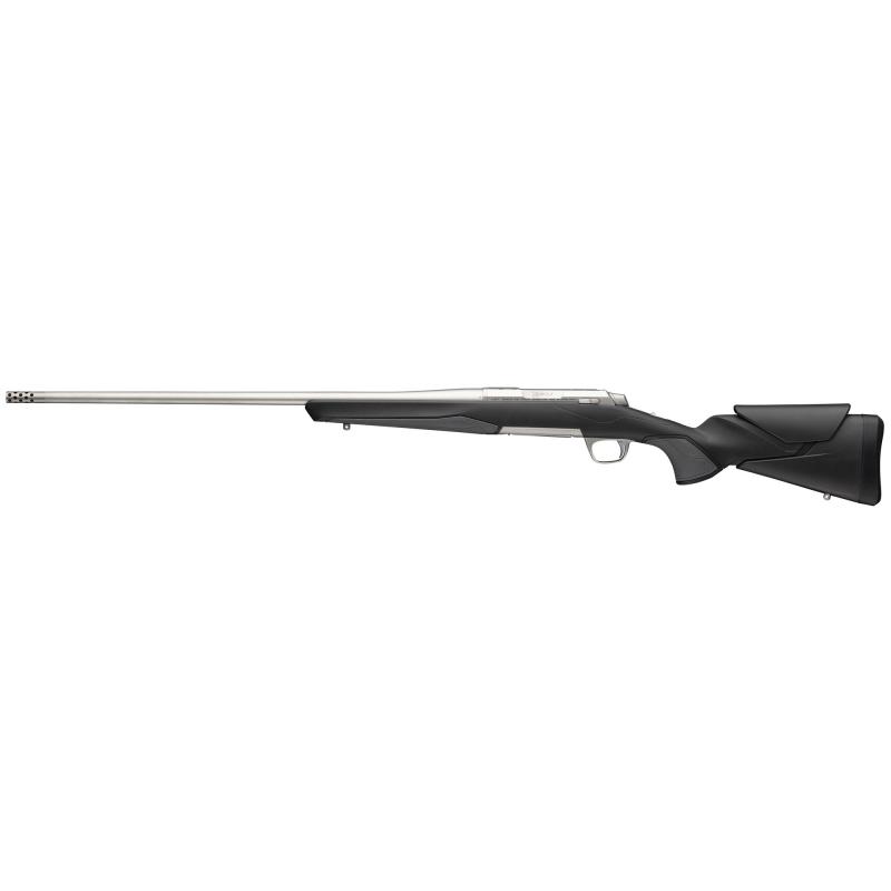 X-Bolt 2, Hunter Composite, Bolt Action Rifle, 30-06 Springfield, 22" Sporter Contour Barrel, 1:10 Twist, Threaded M13X.75, Muzzle Brake, Matte Stainless Finish, Silver, Black Composite Adjustable Varl-Tech Stock, 4 Rounds, 1 Magazine 036008226
