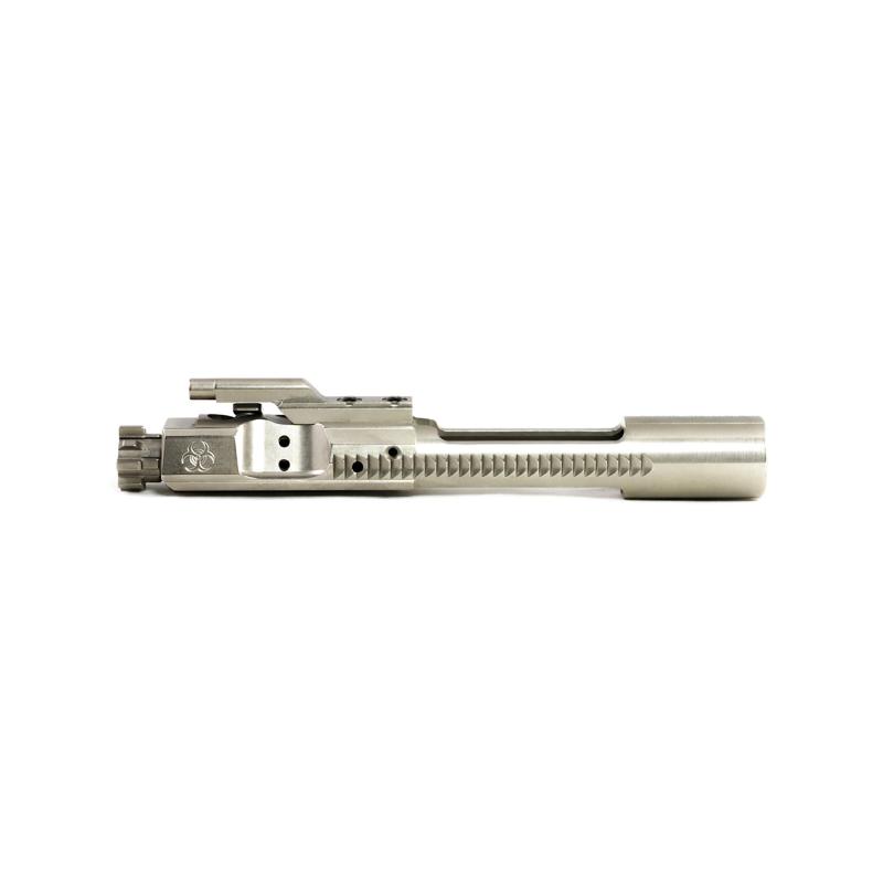 Left Hand Bolt Carrier Group 223Rem/556NATO, Biohazard Engraved, Nickel Boron Finish BRO-BCG-LH