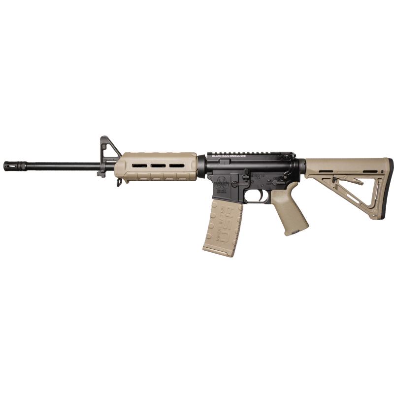 A2, Semi-automatic, AR, 223 Remington, 556NATO, 16", Black, Flat Dark Earth, Magpul, 1 Magazine, Chrome-Moly Blued, 30 Rounds, Anodized, Magpul BRO-SPEC15-A2-FDE