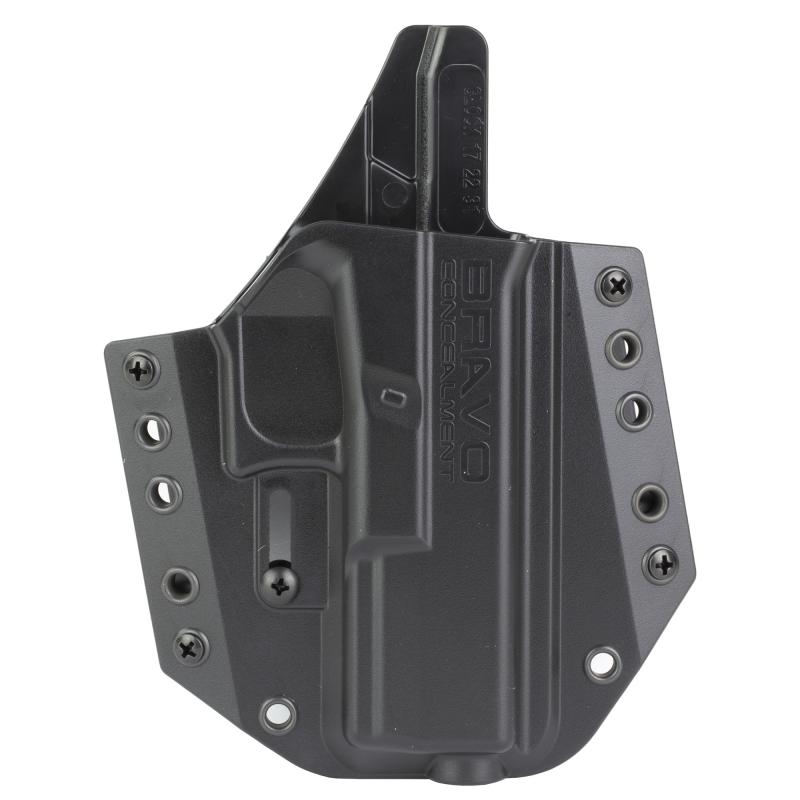 BCA, OWB Concealment Holster, 1.5" Belt Loops, Fits Glock 17/31/32/47, Right Hand, Black, Polymer, Does not fit Glock Gen 5 40SW BC10-1002