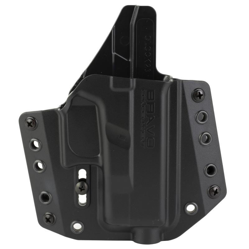 BCA, OWB Concealment Holster, 1.5" Belt Loops, Fits Glock 26/27/33, Right Hand, Black, Polymer, Does not fit Glock 27 Gen 5 BC10-1003