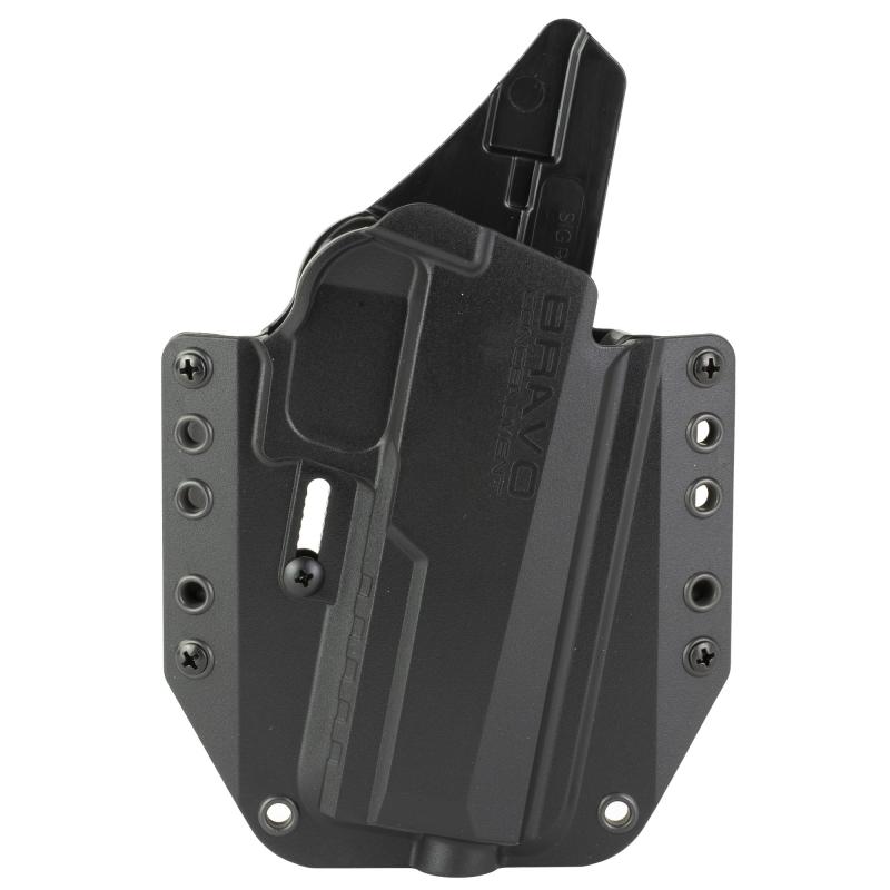BCA, OWB Concealment Holster, 1.5" Belt Loops, Fits Sig Sauer P320 Full Size, Right Hand, Black, Polymer BC10-1009