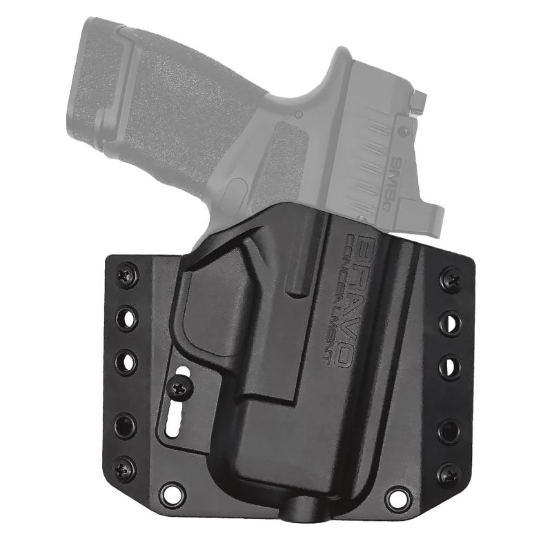 BCA, OWB Concealment Holster, 1.5" Belt Loops, Fits Springfield Hellcat, Right Hand, Black, Polymer, Does not fit Hellcat RDP BC10-1026