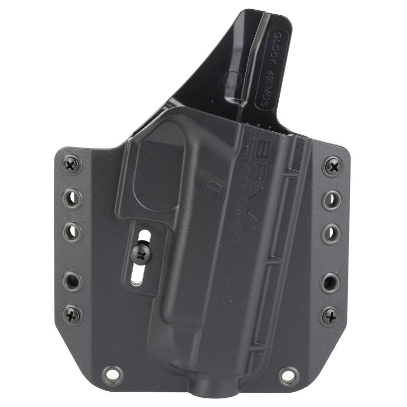 BCA, OWB Concealment Holster, 1.5" Belt Loops, For Glock 48/48 MOS, Right Hand, Black, Polymer BC10-1029
