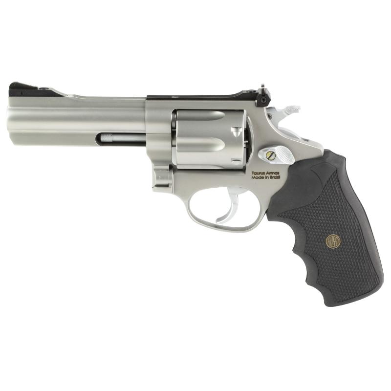 RM64, Double Action/Single Action, Steel Framed Revolver, 357 Magnum, 6" Barrel, Stainless Steel Finish, Silver, Rubber Grips, Fixed Sights, 6 Rounds 2-RM649
