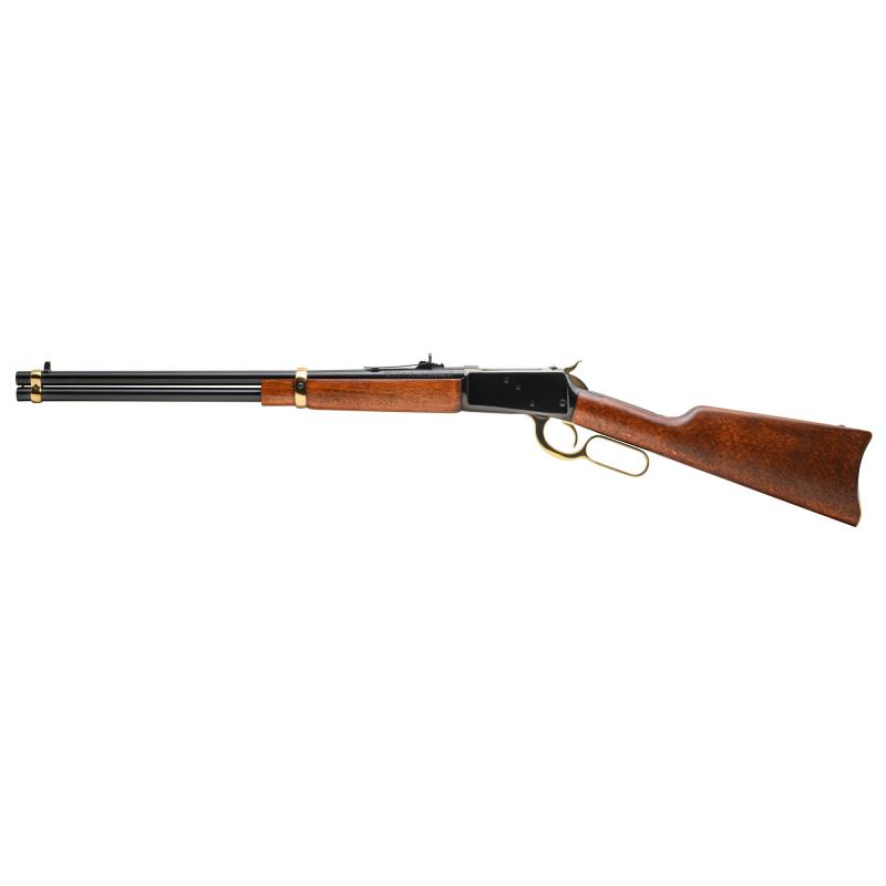 R92 Gold, Lever Action Rifle, 44 Magnum, 20" Barrel, Blued Finish, Black w/Gold Accents, Brazillian Hardwood Furniture, Buckhorn Sights, 10 Rounds, Right Hand 920442013-GLD