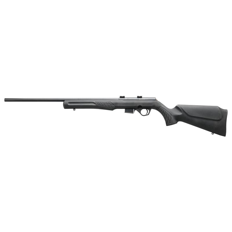 RB17, Bolt Action Rifle, 17HMR, 21" Barrel, Black Finish, Synthetic Stock, 10Rd, Adjustable Fiber Optic Sights RB17H2111