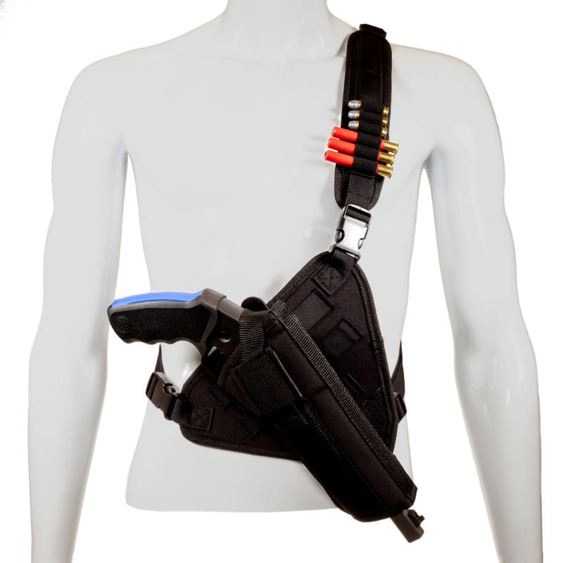 Brawler Kit, Single Shot, 410 3"/45 Long Colt, 9" Barrel, Steel, Matte Finish, Rubber Grips, 1 Round, Includes Chest Rig/Holster Kit SSPB9-BKKIT