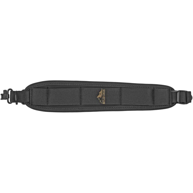 Comfort Stretch Rifle Sling with Sewn-In Swivels Black