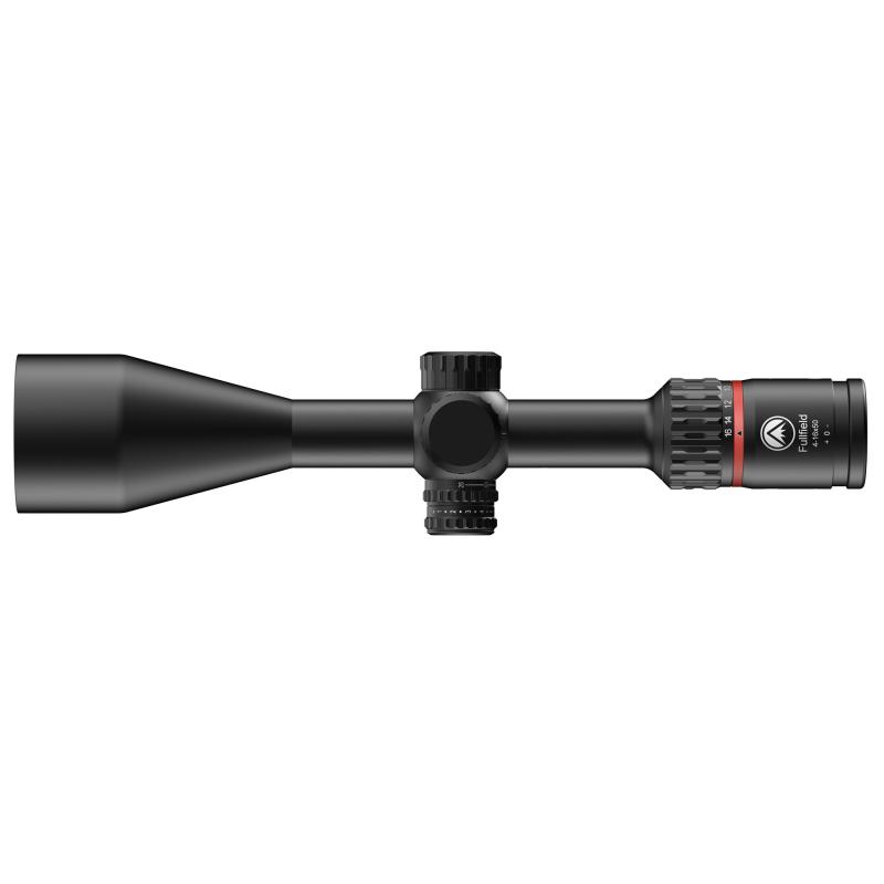 Fullfield, Rifle Scope, 4-16X Magnification, Second Focal Plane, Plex Reticle, 50mm Objective, 1" Main Tube, Matte Finish, Black 201553