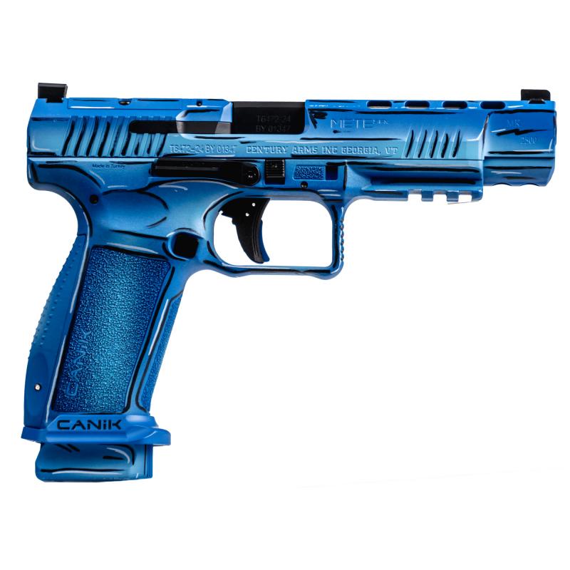 Mete SFX Sketch, Semi-automatic, Striker Fired, Full Size, 9MM, 5.2" Barrel, Cerakote Finish, Blue, 2 Magazines, (1)-18 Round and (1)-20 Round HG5635SK-N