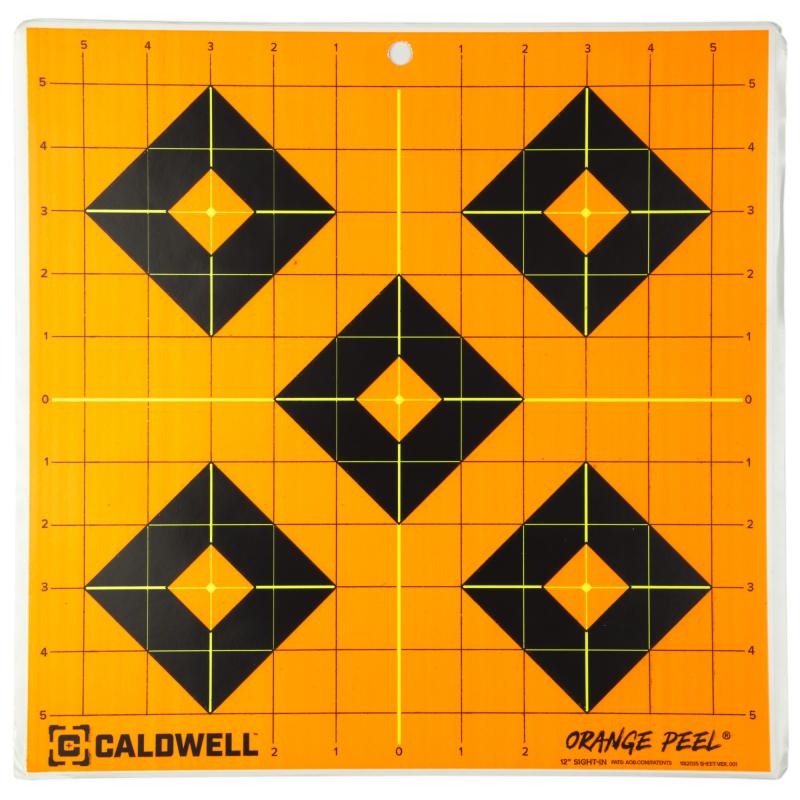 Sight-In Target, 12", Orange/Black, 5-Pack 1166104