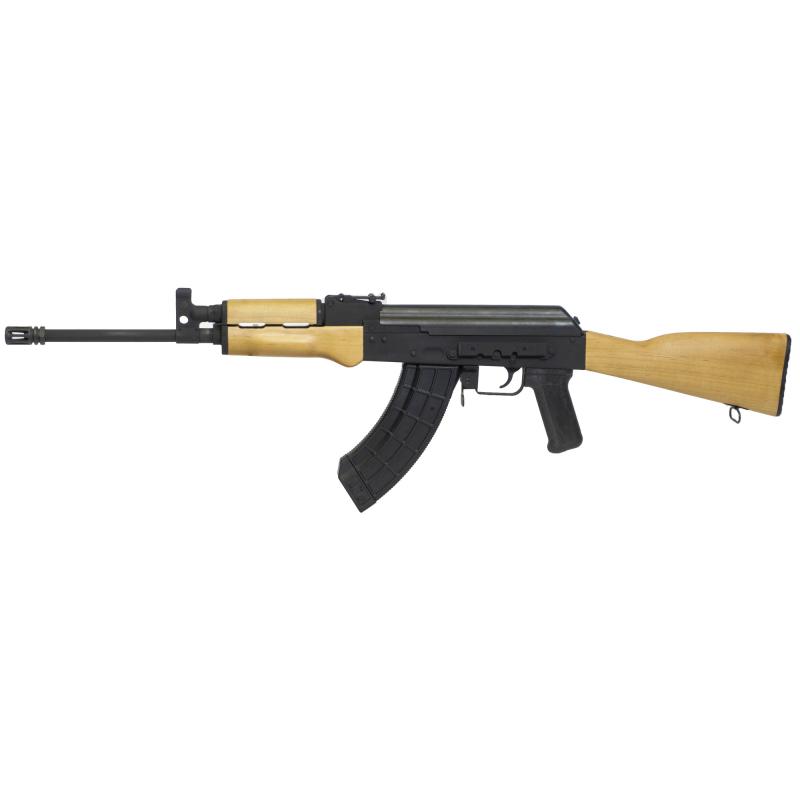 VSKA Tactical, Semi-automatic, AK, 7.62X39, 16.25"Barrel, Black Finish, Polymer Grip, 1-30RD US Palm Magazine, Bird Case Flash Hider, RAS Side Mount, Adjustable Sights, Wood Furniture RI5911-N