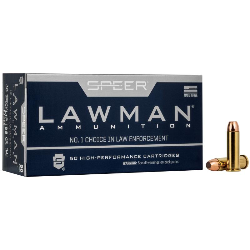 Lawman .38 Special +P 158 Grain Total Metal Jacket 50 Per Box