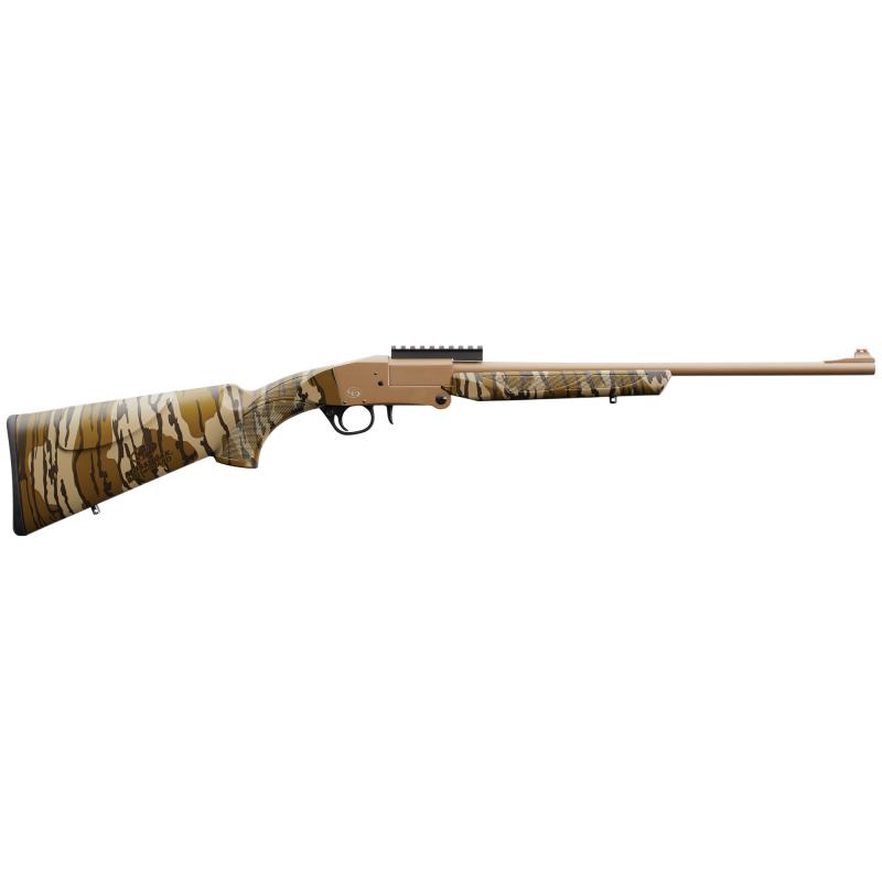 101 Single Barrel Shotgun, Single Shot, 410 Gauge, 20" Barrel, Beretta/Benelli Mobil Choke Pattern, Flat Dark Earth Color, Mossy Oak Bottomland Synthetic Stock, Fiber Optic Front Sight, 1Rd 930.270