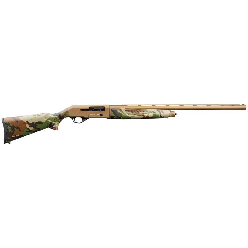 601, Semi-automatic, 12 Gauge, 3" Chamber, 28" Barrel, Matte Finish, Woodlands Camo and Flat Dark Earth, 5 Rounds, Synthetic Stock 930.328