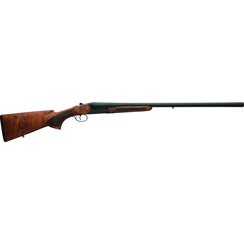500 Field, Side-By-Side Shotgun, 20 Gauge, 3" Chamber, 26" Barrel, Matte Finish, Black, Walnut Stock with Checkered Pattern, Bead Fiber Optic Sights, 2 Rounds, Includes (5) Choke Tubes- F, IM, M, IC, I 930.387