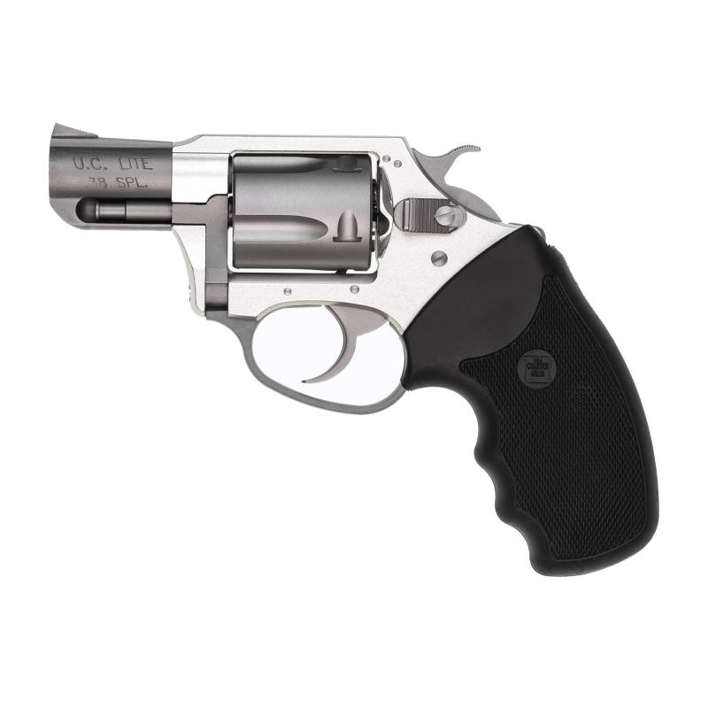 Undercover, 38 Special, 2" Barrel, Aluminum Frame, Stainless Finish, Rubber Grips, Fixed Sights, 5Rd, Ultra Lite, Fired Case 53820
