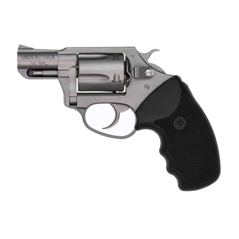 Undercover, 38 Special, 2" Barrel, Steel Frame, Stainless Finish, Rubber Grips, Fixed Sights, 5Rd, Fired Case 73820